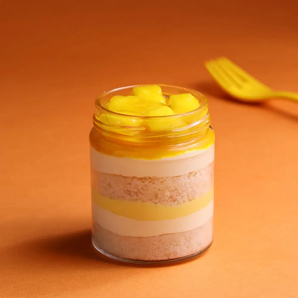 Divine Mango Jar Cake - 1 Pcs
