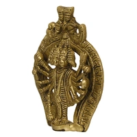 Golden Brass Lord Panchmukhi Hanuman Statue