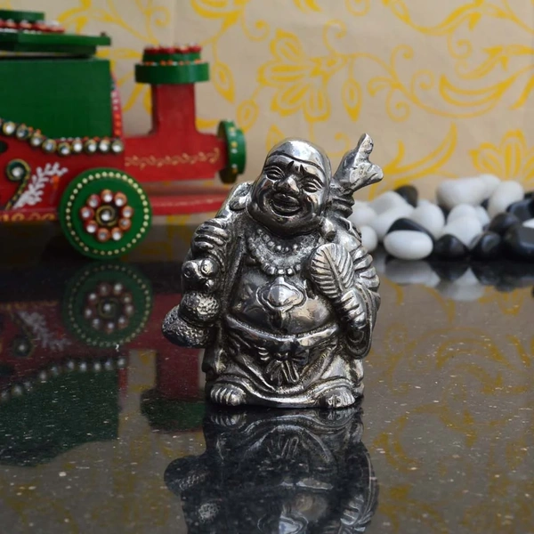 Metal Feng Shui Laughing Buddha Statue