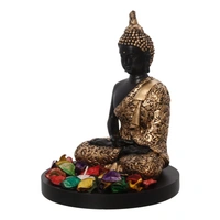 Handcrafted Meditating Golden Buddha Statue