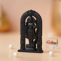 Black Metal Handcrafted Shri Ram Statue