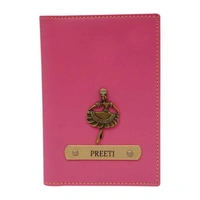 Personalized Travel Passport Cover | Pink