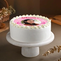 Happy Womens Day Photo Cake - 2 Kg