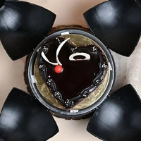 Heart Shaped Chocolate Truffle Bomb Cake - 500 Gm
