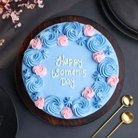 Pinky Blue Strawberry Women's Day Cake - 2 Kg