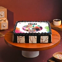 Unique Holi Blast Photo Cake - 2 Kg