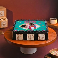 Customised Holi Cake - 500 Gm