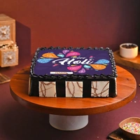Colorful Holi Poster Cake - 500 Gm