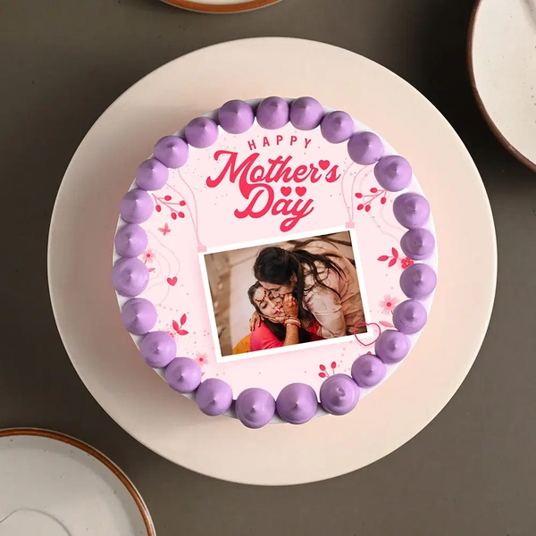 Mothers Day Photo Cake - 1 Kg