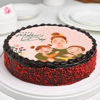 Sentimental Mothers Day Truffle Cake - 500 Gm