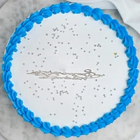 Blueberry Photo Pulling Cake - 2 Kg
