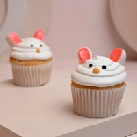 Bunnilicious Vanilla Cupcake Duo - 2 Pcs