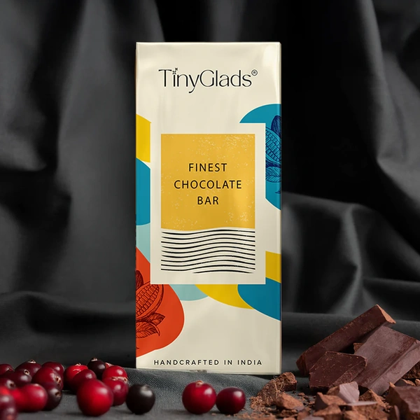 Cranberry Dark Chocolate Bar - 80 Gm