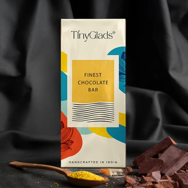 Jowar Puff Semi Sweet Chocolate Bar - 80 Gm