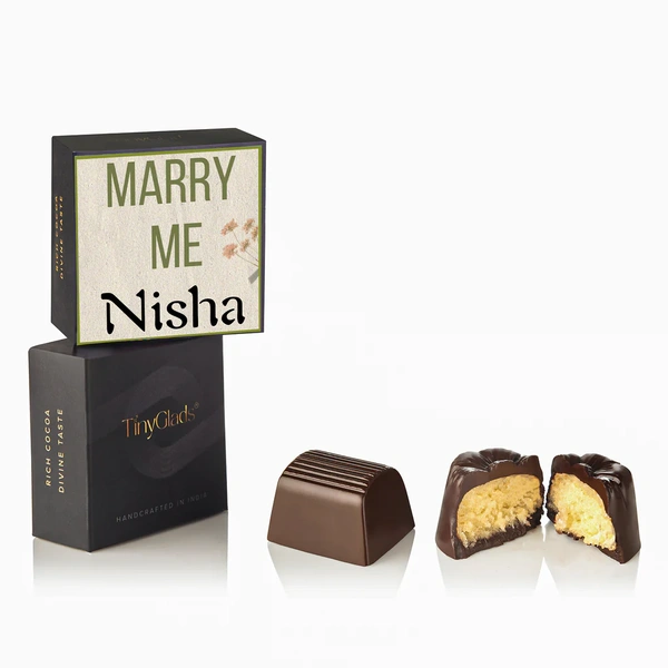 Romantic Personalised Photoframe Chocolate Box with Special Message