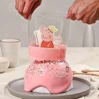 Peppa Pig Theme Strawberry Pull Me Up Cake - 1 Kg