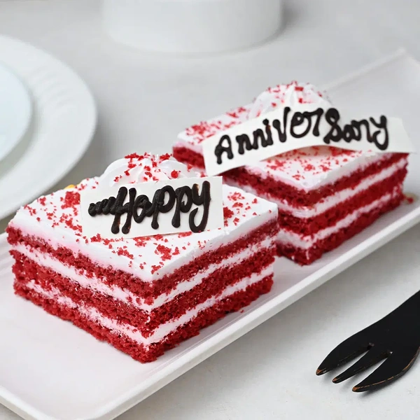 Anniversary Pastry Red Velvet - 2 Pcs