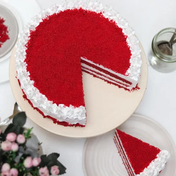 Red Velvet Crumble Cake - 500 Gm