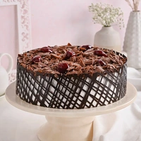 Cherry Chocolate Black Forest Cake - 2 Kg