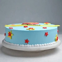 Blue Superhero Pineapple Cake - 2 Kg