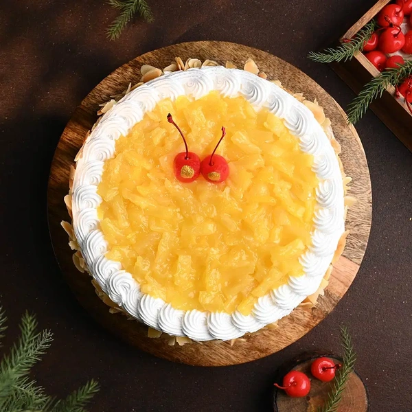 Whipped Cream Pineapple Cake - 1.5 Kg