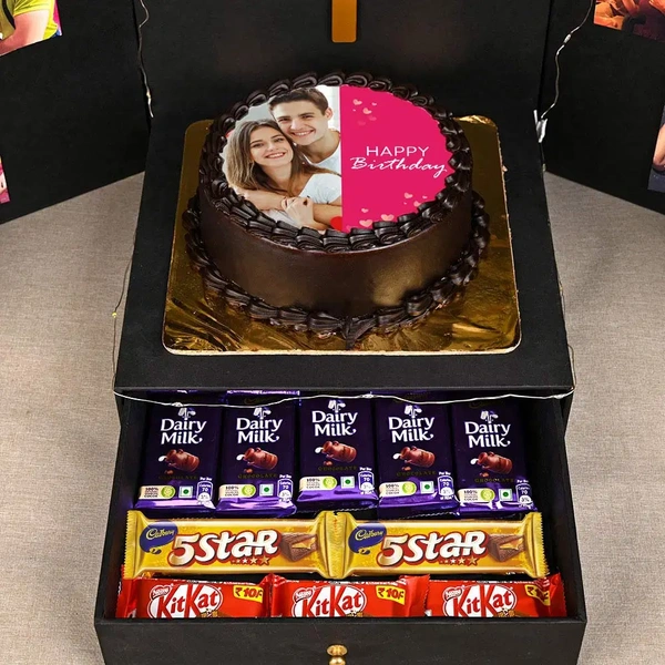 Chocolate Cake Surprise Box - 500 Gm