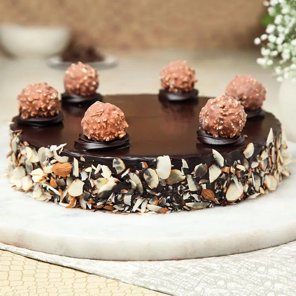 Ferrero Infused Celebration Cake - 500 Gm