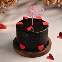 Chocolate Cake With Love More Topper - 2 Kg