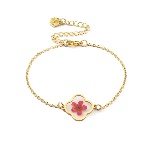 Tranquil Resin Gold Bracelet