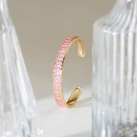 Regal Blush Charm Cuff