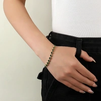 Reconnecting Green Gold Bracelet
