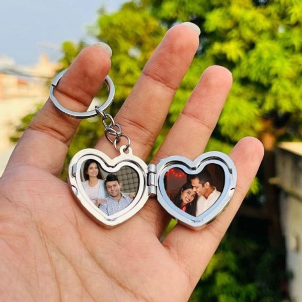 Personalized Heart Stainless Steel Keychain