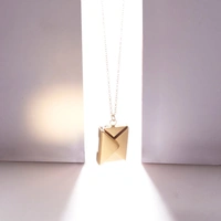 Love Letter Necklace - Gold