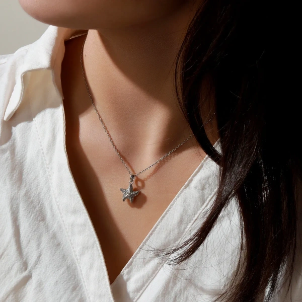 Star of the Sea Silver Necklace