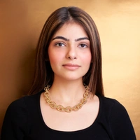 Stylish Gold Chain Links Necklace