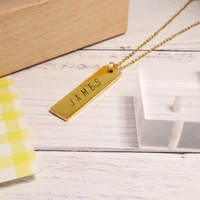 Personalised Golden Elegance Necklace