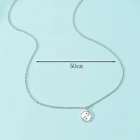 Yin-Yang Necklace - Silver