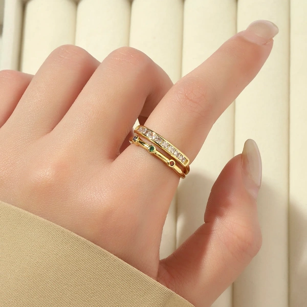 Crystal Cascade Ring             