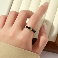 Honeyed Love Ring - Black