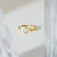 Moonshadow Charm Ring