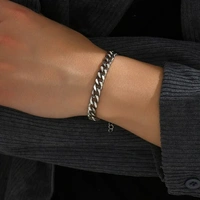 Classic Cuban Silver Bracelet