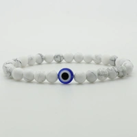 Protective Evil Eye Natural Stone Band
