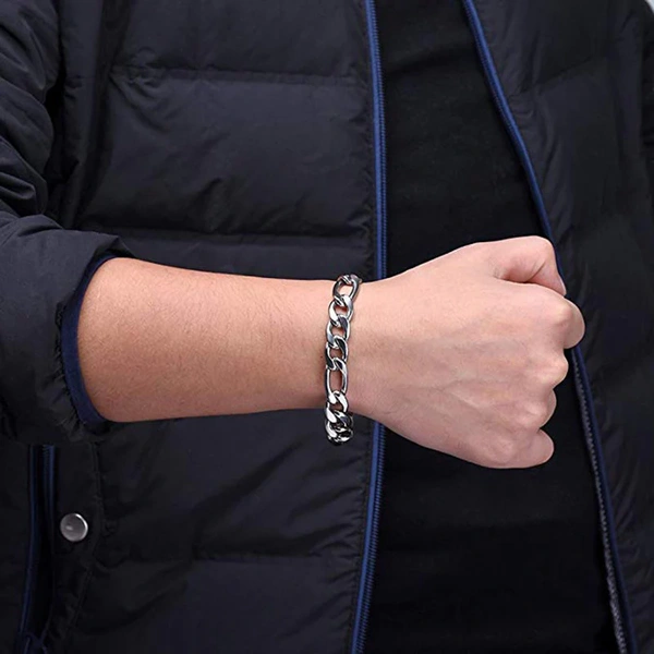 Biker Silver Bracelet