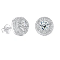 Diamond Silver Tidbit Earrings