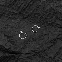 Bare Essentials Silver Earrings