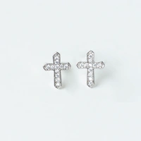 Messiah's Cross Studs