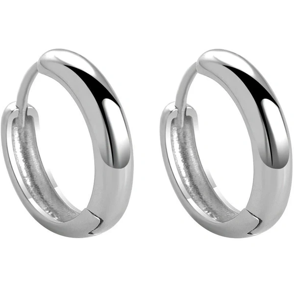Essential Silver Hoops