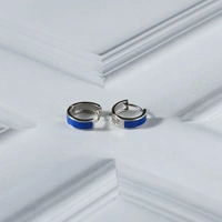 Contemporary Blue Hoop