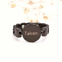 Happily Taken Secret Flip Ring