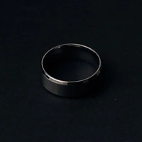 Cool Dude Plain Silver Ring
